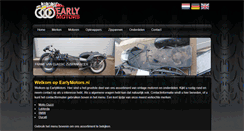 Desktop Screenshot of earlymotors.nl