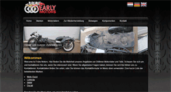 Desktop Screenshot of earlymotors.eu